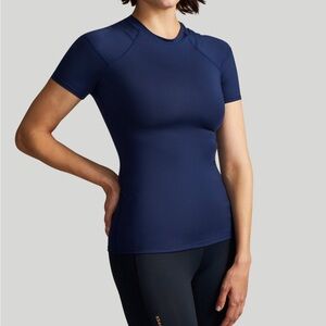 Navy Blue Women's Athletic Top